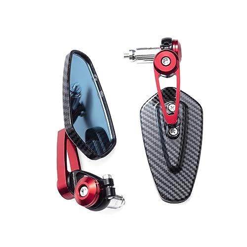 ɓK Z125 v Z650 Z750 Z800 Z900 Z1000 ER6N ER6 I[goC~[ 7/8 "22 ~[gnho[GhTChobN~[(Red)