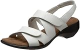 Walking Cradles Women's Lark Slingback Sandal,White Leather,8 M US