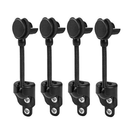 IVYSUN Coolaroo Original Shade Replacement Parts with New End Cap Used for Coolaroo Outdoor Blind Tie Down Kit for Coolaroo Exterior Roller Shade(Black 2 Set)