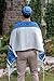 Yair Emanuel Tallit Prayer Shawl Gadol + Bag + Kippah + Atara Set Embroidered RAW Silk Magen David Rainbow Blue (Bundle)