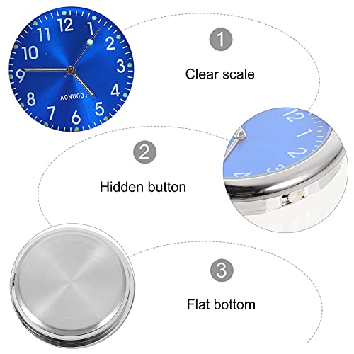 FAVOMOTO Carros Relógio Do Painel Do Carro Air Vent Clip Quarz Relógios Mini Relógio Luminoso Vara-