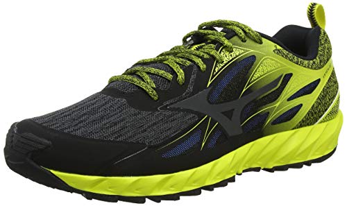 Mizuno Wave Ibuki, Zapatillas de Running para Asfalto Hombre, Negro (Black/Dark Shadow/Bolt 51), 43 EU