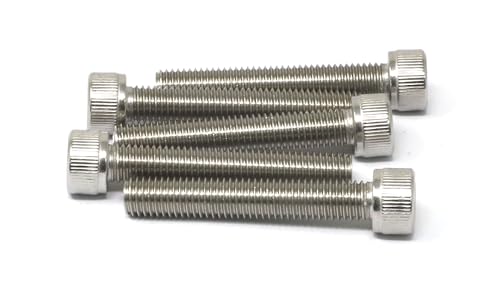 Image of iexcell 5 Pcs M10 x 60mm Thread Pitch 1.5 mm Stainless Steel 304 Hex Socket Head Cap Screws Bolts Kit