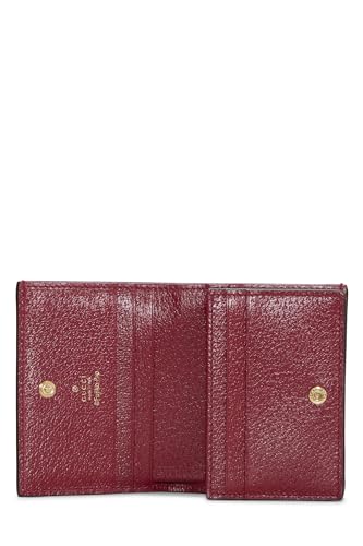 Pre-Loved Doraemon x Gucci Coated Canvas Compact Wallet, Red4