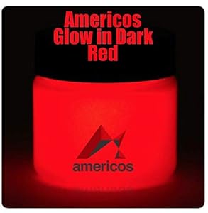Americos Chemicals Private Limited Glow in The Dark Pigment Powder (Red, 40 g)