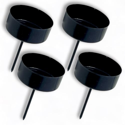 MIJOMA 4-teiliges Set Teelicht-Kerzenhalter - Adventskerzenhalter aus...