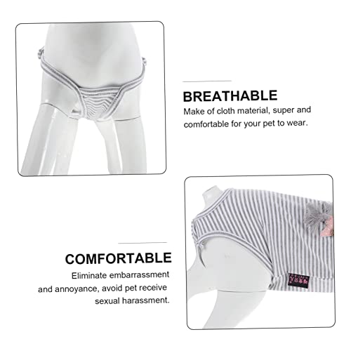 COLLBATH Suspensórios Calças Fisiológicas Fraldas Para Cachorras Laváveis Fraldas Para Cães Incontin