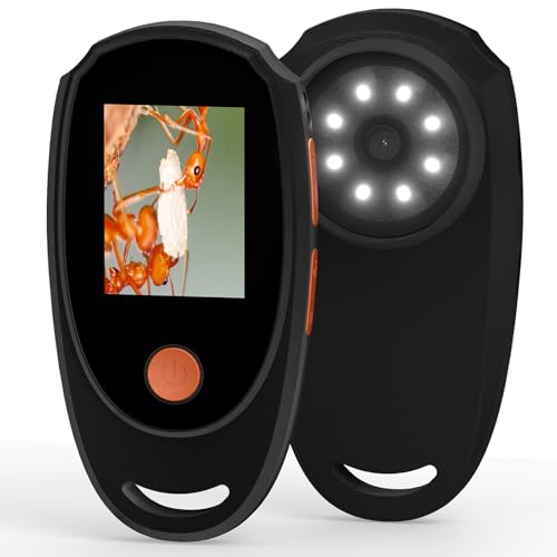 Handheld Digital Microscope | Kids Microscope with 2.0" IPS Screen,500X and 8 LEDs | Magnifying Glass for Coin,Insect,Plant,Circuit Board,Fine Text Observation | Educational Science Toy Gift for Kids