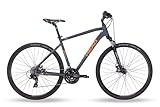 Mit der optimierten 24 Gang Shimano Kettenschaltung erlebst Du einen optimalen Fahrkomfort, dank einer sauberen und sanften Übersetzung. So kommst Du unabhängig von der Wetterlage garantiert ans Ziel.