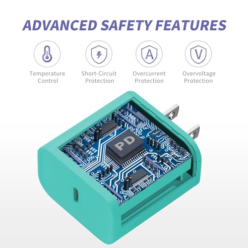 Image of iPhone Charger Fast Charging,[MFi Certified] 2Pack 20W Type C Fast Charger Block with [10FT&6FT] USB C to Lightning Cable Compatible for iPhone 14 /13 /12 /11 Pro Max /Xs Max /XR /X,iPad