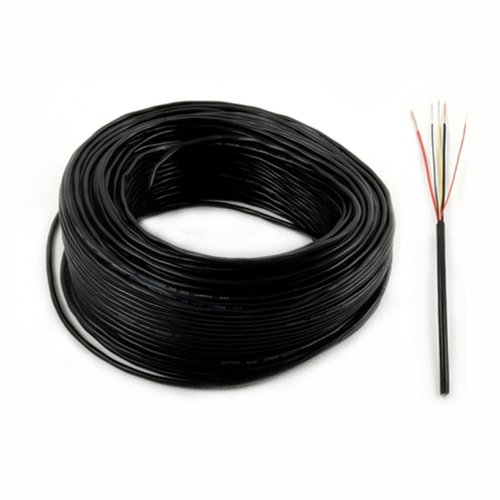 ALEKO Electrical Wire Cable Conductor | 5 Core | for Gate Openers Accessories | 20 Feet | Black | LM15020FT
