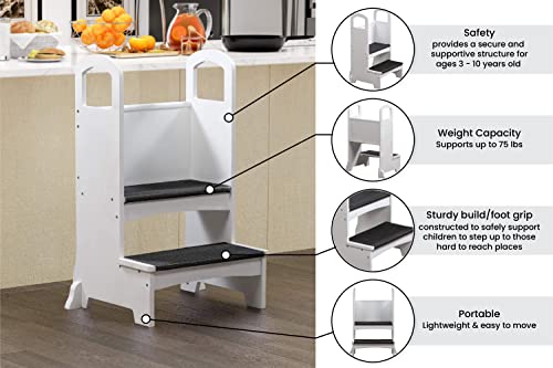Naomi Home Wooden Kids Step Stool #TOP23