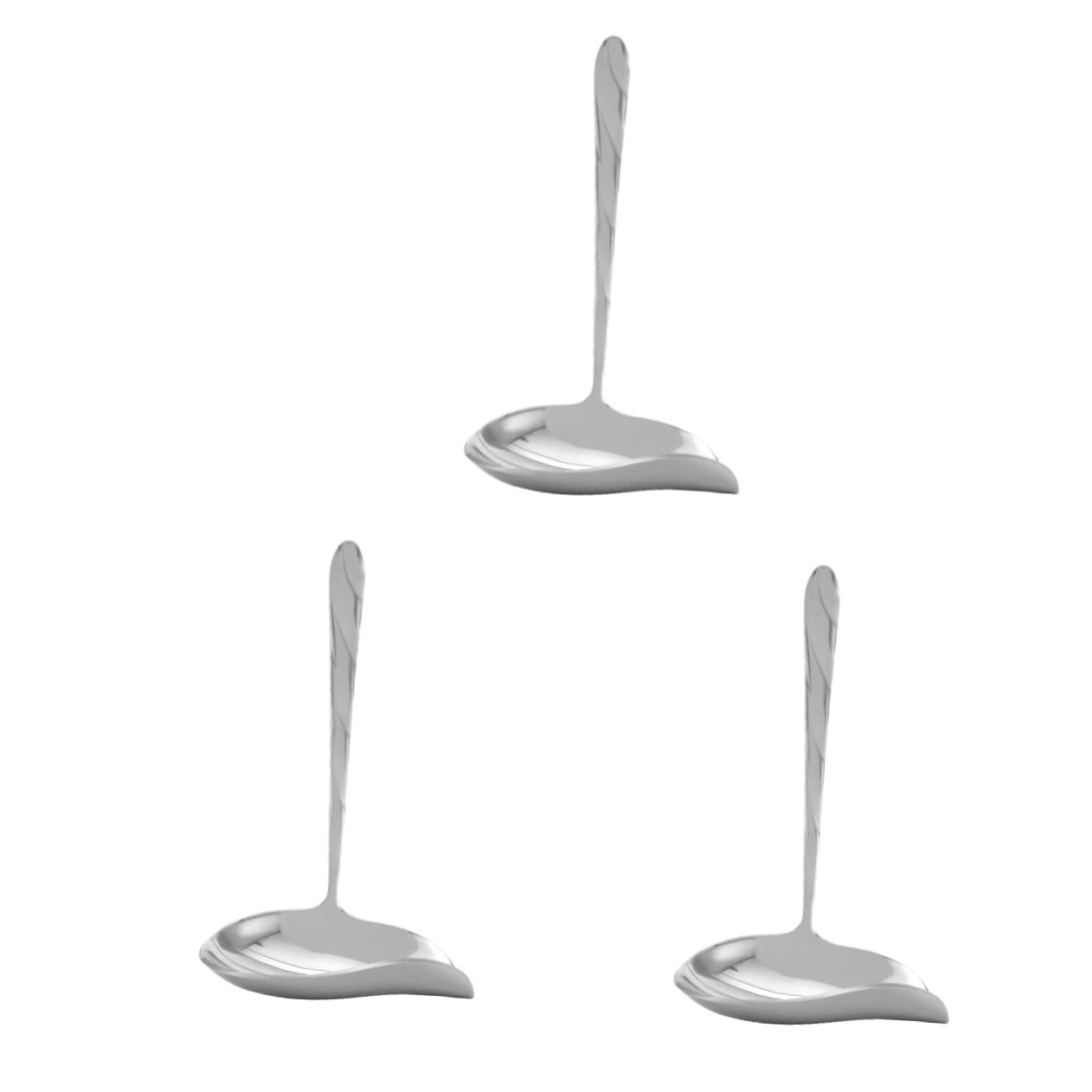 Cuillère à sauce inoxydable x3 pour décorer vos plats de cuisine