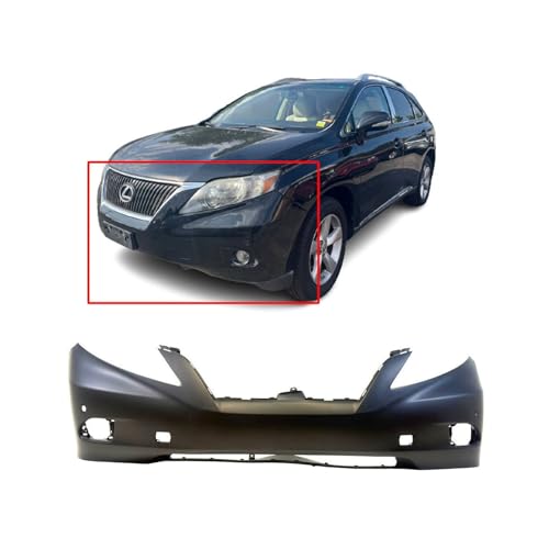Image of FitParts Compatible with Lexus RX350 2010-2012 Front Bumper Cover | Primed, Ready to Paint, OEM 521190E907, LX1000191