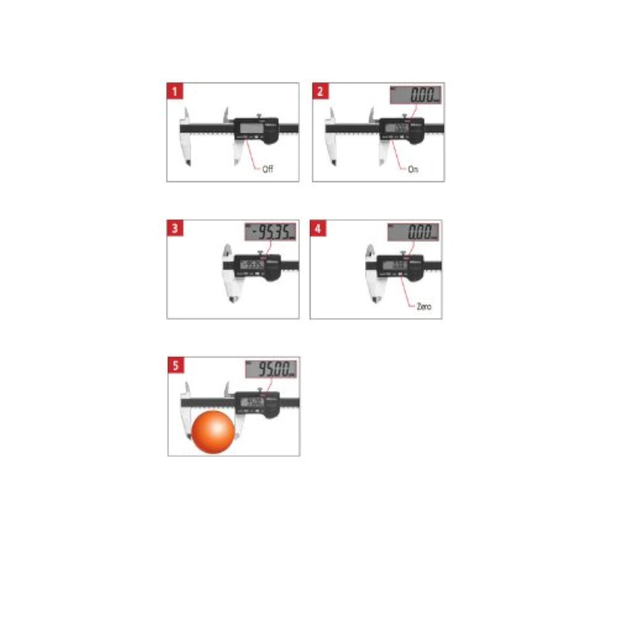 500-173 Digital Calipers, Stainless Steel Measuring Tool