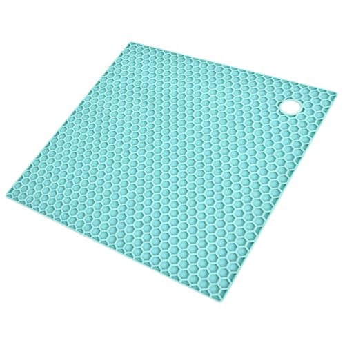 UTHCLO Almohadilla de Silicona con Patrón de Panal Aislante Térmico y Antideslizante para Ollas Calientes y Mesa de Cocina Color Aleatorio Resistente al Calor y Fácil Color Aleatorio