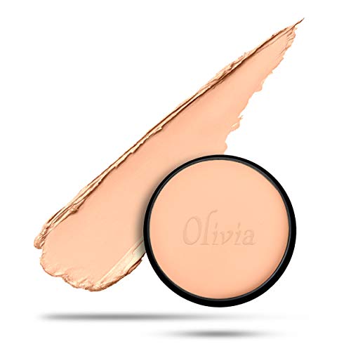 Image of Olivia Concealer Stick 100% Waterproof Pan Cake Almond Dust Makeup Concealer 25g, Shade No.26 - Pack Of 3 Matte finish Almond Dust 25g