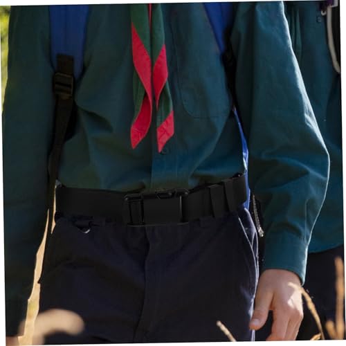 Men's Heavy Duty Elastic Web Belt Comfortable Work Belt Quick Release Buckle Plastic Buckle Straps for Outdoor Use4