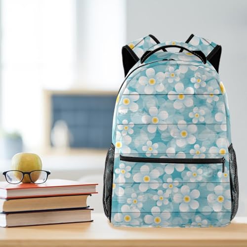 Sac d'école bleu multicolore 40cm résistant pour ados actifs