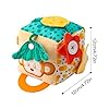 Activity Cube Baby - Juguete interactivo de desarrollo infantil, caja de exploración de tela de peluche | Juego de aprendizaje temprano suave, cubo de descubrimiento táctil ligero, entretenimiento #4