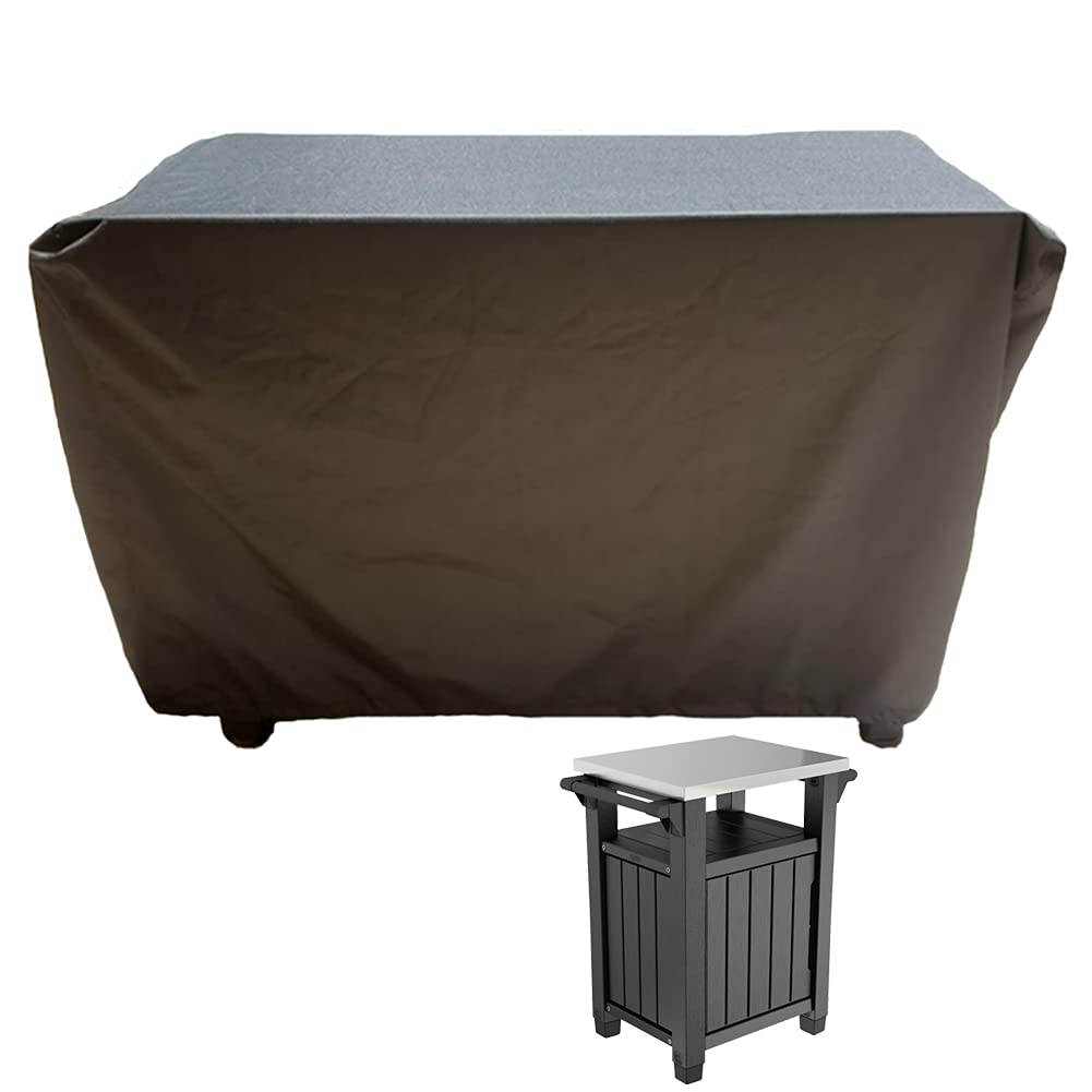 COOSOO Prep Table Cover for 32in Keter Unity Portable Outdoor Table Waterproof Fabric UV Resistant Breathable All Weather Protection