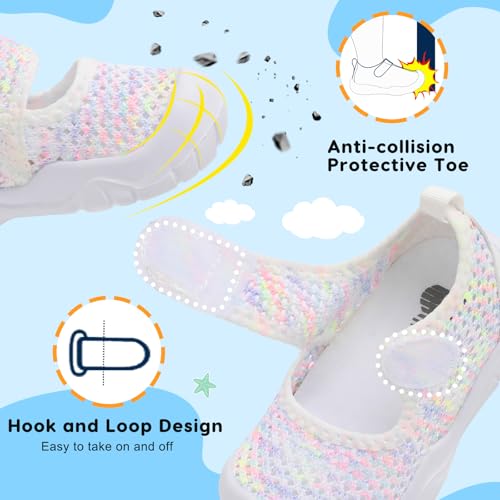 Image of BARERUN Toddler Water Shoes Infant Baby Swim Shoes Kids Barefoot Sandals
