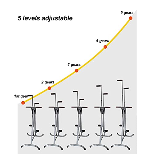Image of Foldable Vertical Climber Fitness - Climbing - Climbing Motions Vertical Mountaineer Stepper Climbing Machine Antislip Design Home Fitness Equipment