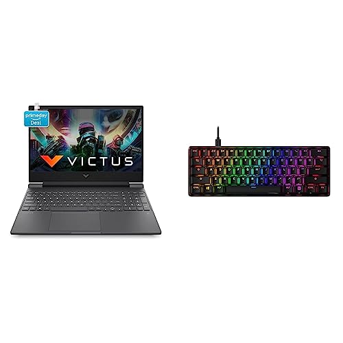 Image of HP Victus Gaming 12th Gen Intel Core i7 12650H 15.6 inch(39.6 cm) FHD Gaming Laptop & Alloy Origins 60 Aqua Switch