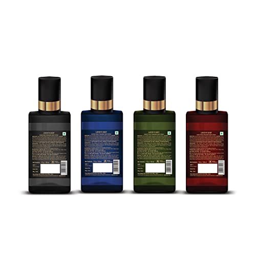 Image of Layer'r Shot Alpine Fresh + Forest Spice + Fiery Pride and Black Noir | Long Lasting Body Spray | Combo Pack of 4 for Men | 130ml