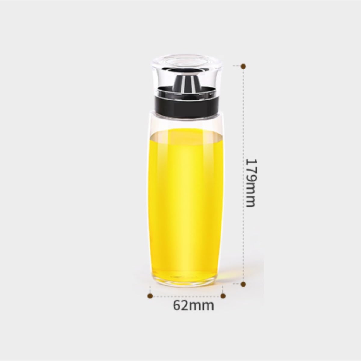 Dispenser per Salsa di Soia Bottiglia Di Olio Di Vetro Cucina Creativa Bottiglia Di Olio Di Sesamo Bottiglia Di Salsa Di Soia Bottiglia Di Aceto Set Da 2 Pezzi Contenitore Dell'olio