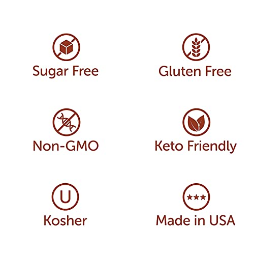 Jordan's Skinny Mixes Sauce - Gluten Free - Keto - Kosher - Made in the USA (Sugar Free Salted Caramel Sauce, 12 fl oz)