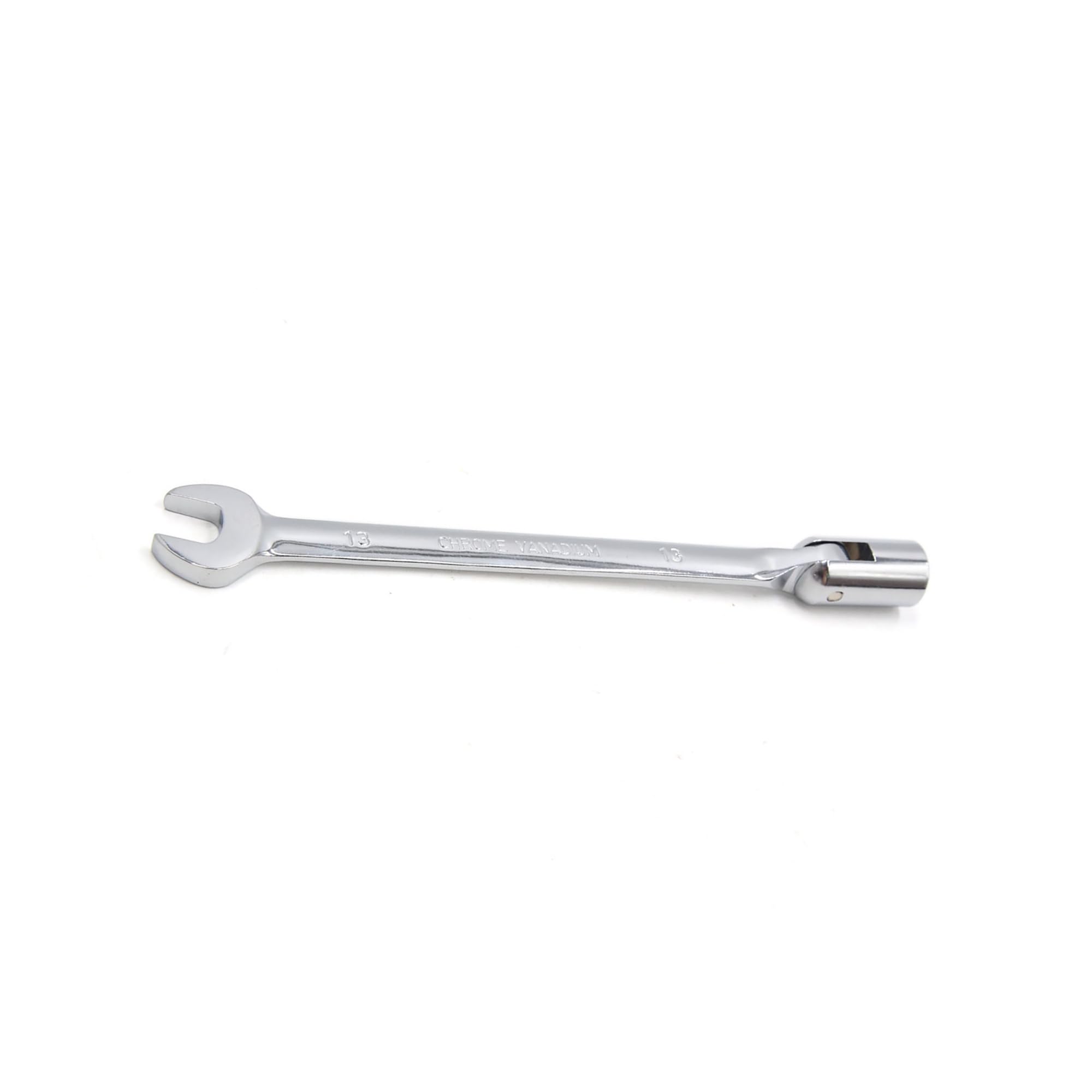 VekAuto 13mm Swivel Head Combination Socket Spanner Wrench Car Repair Tool Auto Accessories, Silver Tone, 21X2X2