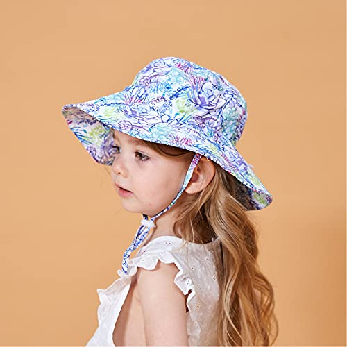 Chapéu de balde de praia, conveniente e prático para crianças Chapéu de balde com faixa ajustável pa