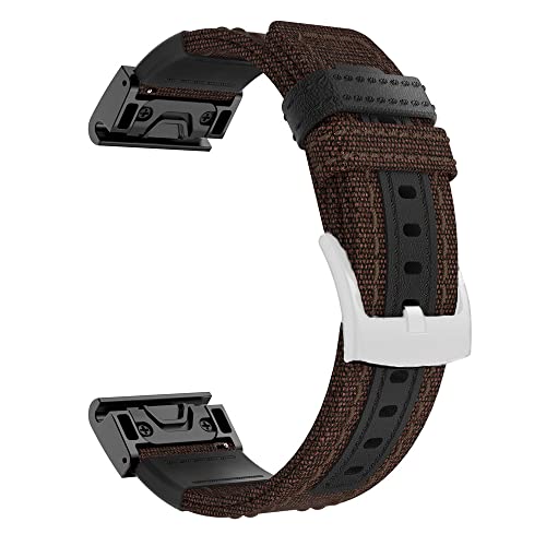 Bracelet nylon 22mm Garmin Fenix anti-irritation et respirant