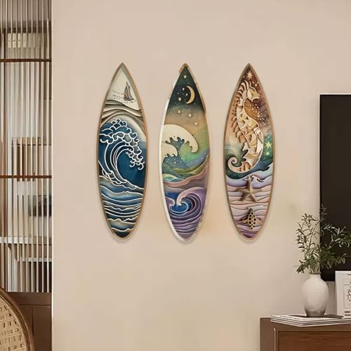 Décoration Murale pour Chambre et Café Moderne Triptyque Chic