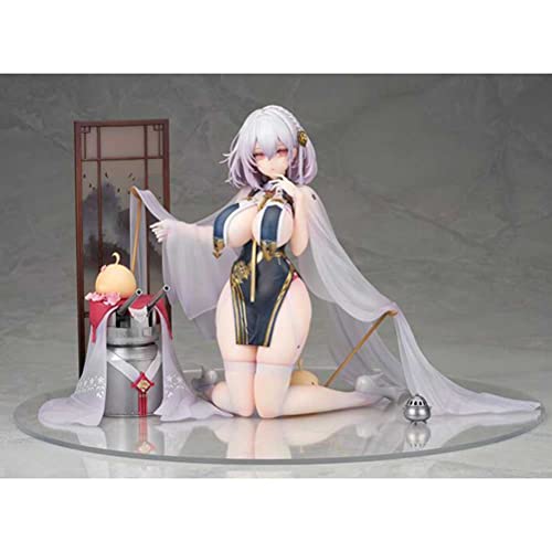 1/7 Azur Lane Action Figures 28Cm Sirius Bibo Qingyun Ver. Anime Toy Statue, Collectible Model, Pvc Environmental Protection Materials Decoration Ornaments #TOP1