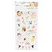 Dear Lizzy Puffy Stickers, Multi