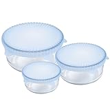 Chef Buddy Universal Reusable Silicone Food Cover, Set of 3