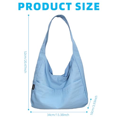 Bolsa Hobo de nylon para mujer miniatura 4