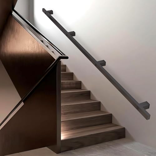 Rampe d'escalier murale pour éviter les chutes en intérieur
