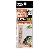 ダイワ 快適カワハギ 幹糸仕掛2 敏感 3本針 4号