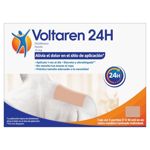 Opiniones de Losiones que Puedes Comprar On-line. 44 Voltaren 24H Parches Chicos 15mg