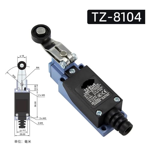 Interrupteur de fin de course TZ-8104 étanche IP65 pour automatisme