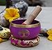 Tibetan Tree Of Life Singing Bowl Mallet Cushion Set ~ For Meditation, Yoga, Spiritual Healing and Mindfulness ~ Medium (Pink)