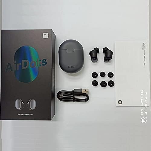 Fone Xiaomi Redmi AirDots 3 Pro, Bluetooth 5.2, TWS, com Carregamento sem  fio, Cancelamento de Ruído (Preto) | Amazon.com.br