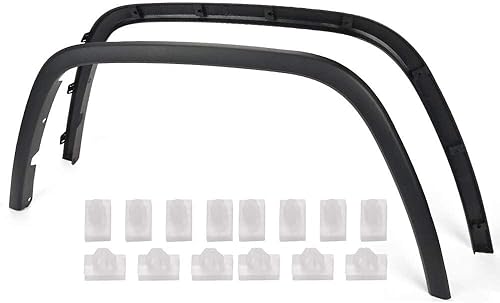 G-PLUS Guardabarros compatibles con Jeep Grand Cherokee 2011-2016Grand Cherokee Overland Summit 2011-2016, color negro, 2 unidades