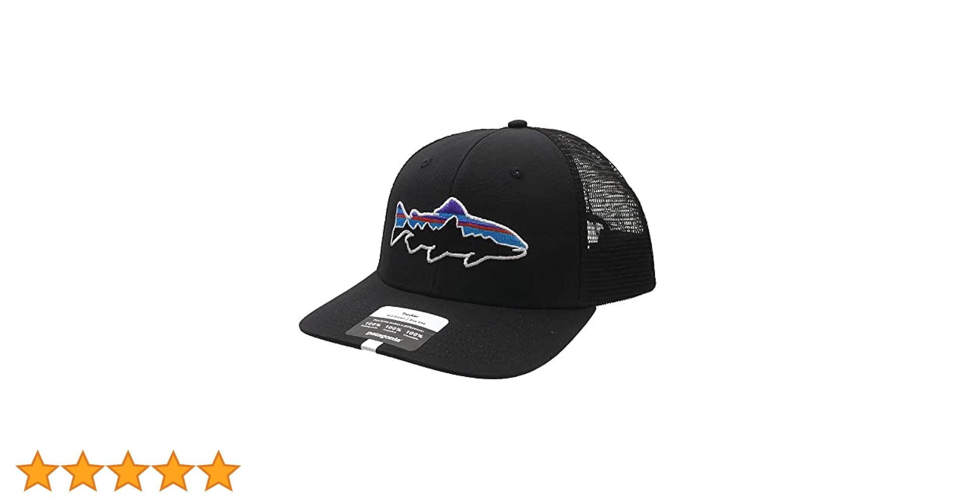 Patagonia バギーズブリマー ハットFitz Roy Trout S/M 名作 パタゴニア バギーズブリマー ハット Fitz Roy Trout