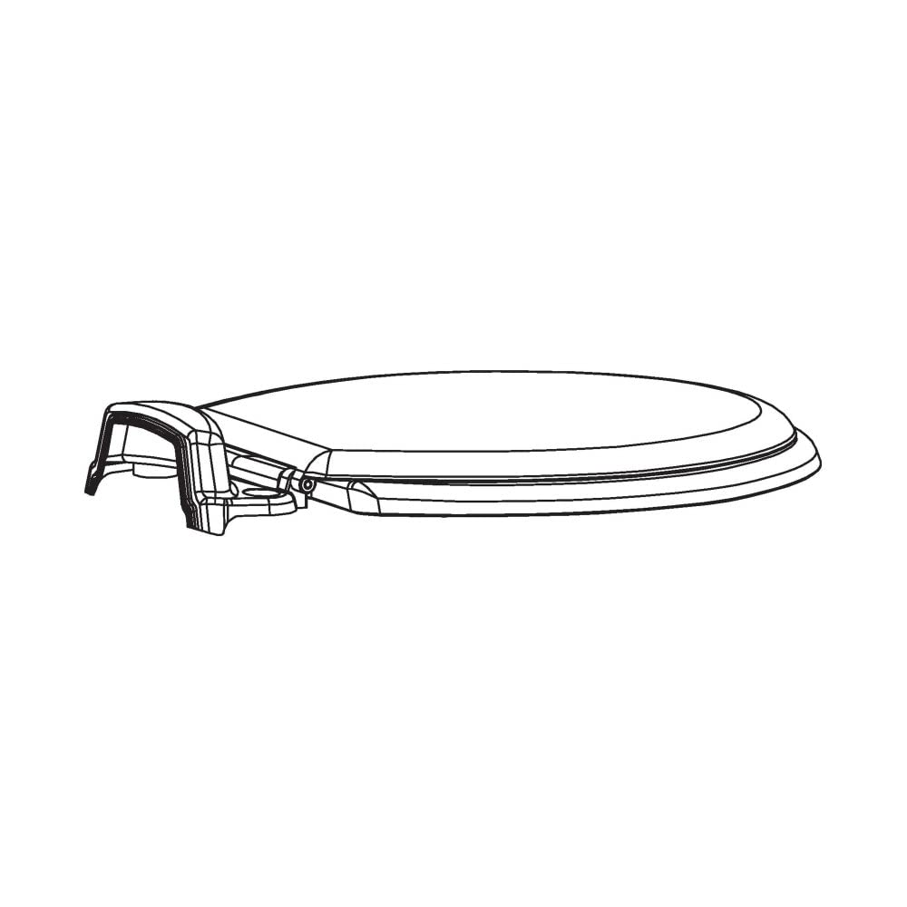 Slow-close Seat for Dometic 310 Toilet, Bone