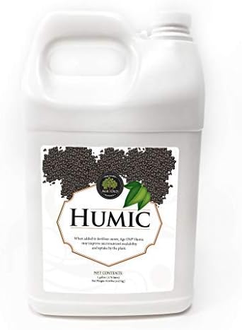 Age Old Organics AO80032 Outdoor Garden Humic Acid Concentrate with Beneficial Nutrients for Improved Soil Health, 32 Ounce Bottle