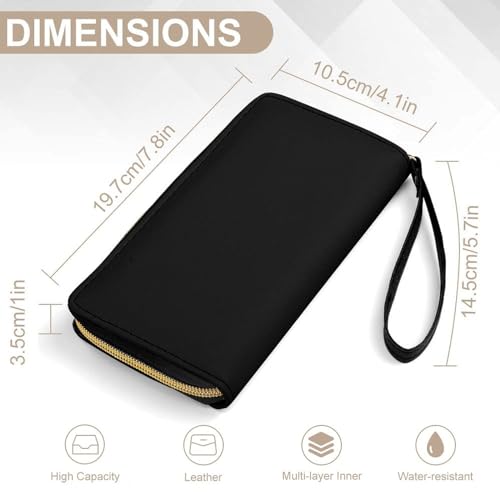 Fuck-Off Wallet for Men Women PU Leather Wristlet Wallets Clutch Purse Cash Coin Card Holder Organizer2